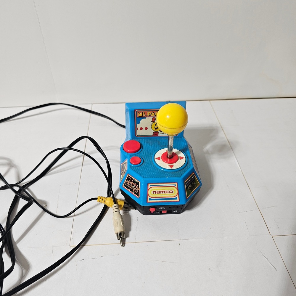 Namco Ms. Pac-Man Plug & Play TV Games Joystick 5-in-1 Retro Arcade Console